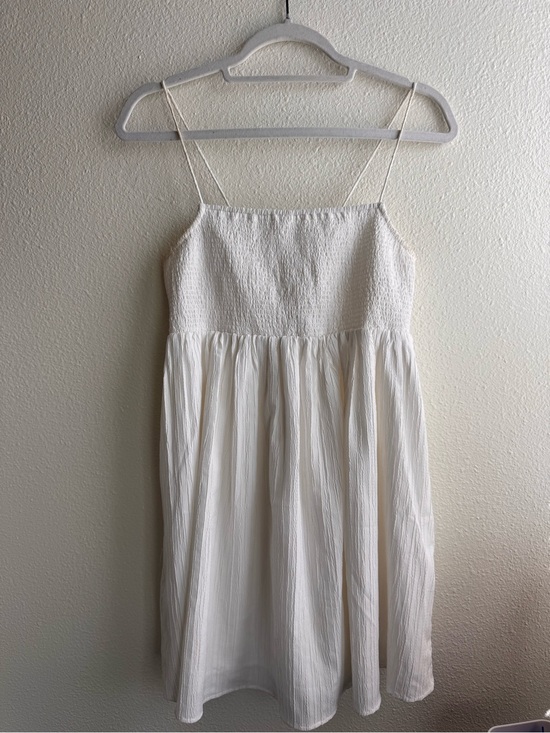 American Eagle Outfitters Dresses & Skirts - American Eagle Outfitters Cream Smocked Midi Sundress